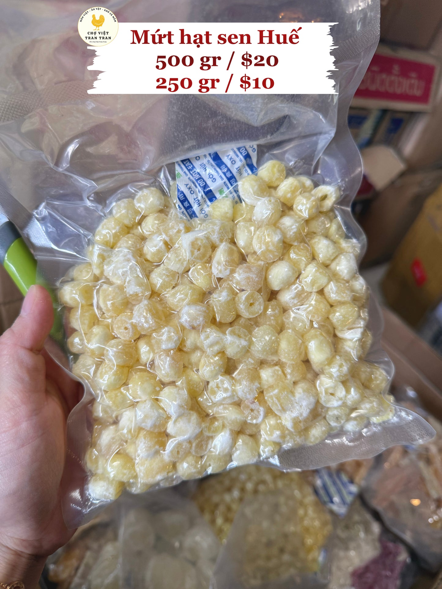 Mứt hạt sen Huế ít ngọt