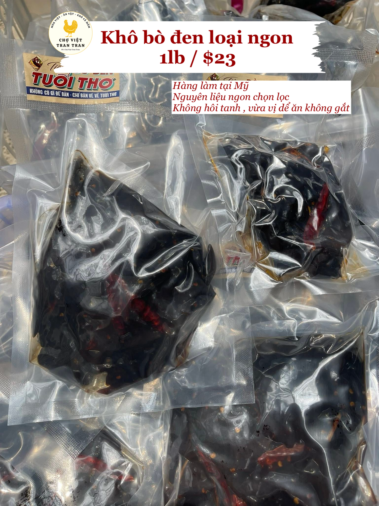 Khô bò đen đặc biệt