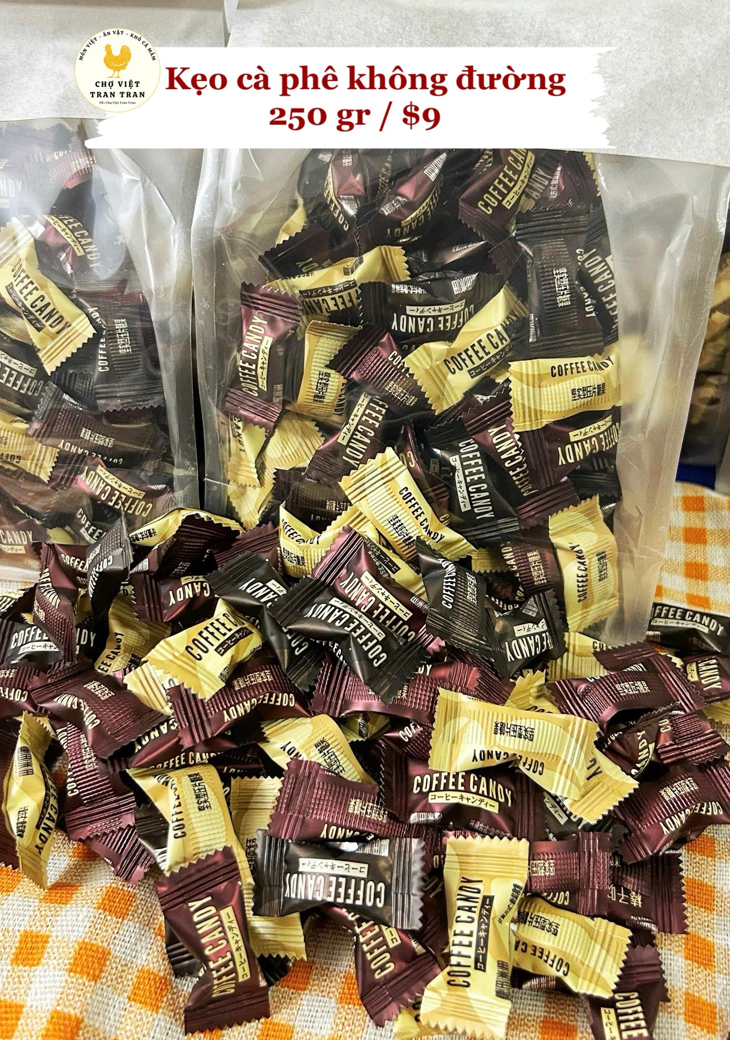 Kẹo cà phê không đường