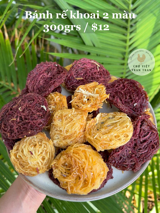 Bánh rế khoai 2 màu