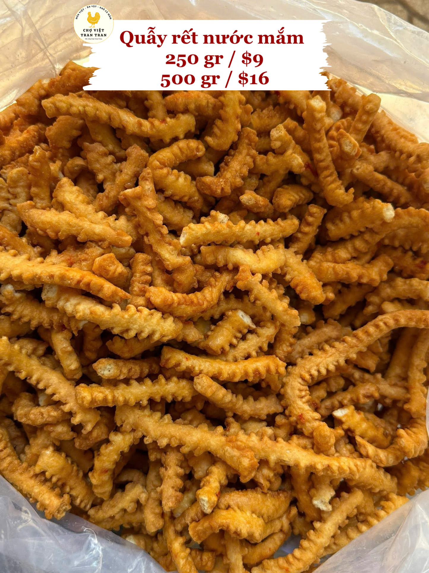 Bánh rết nước mắm