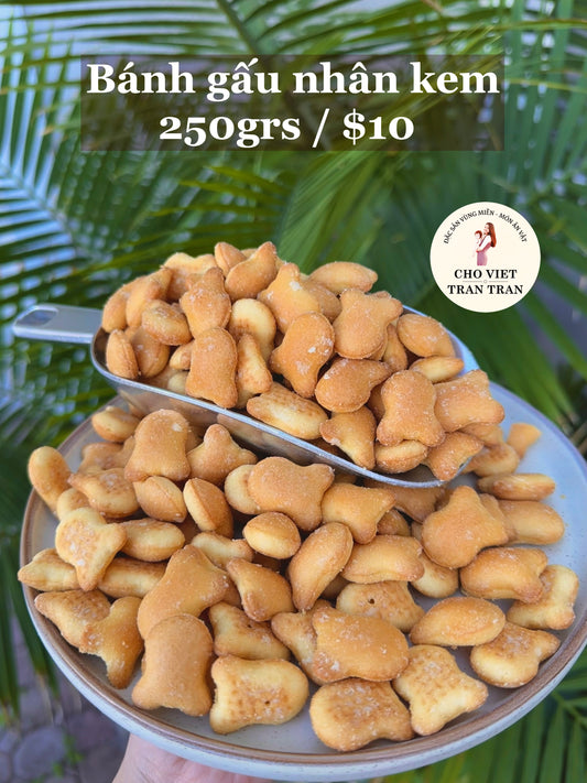 Bánh gấu nhân kem