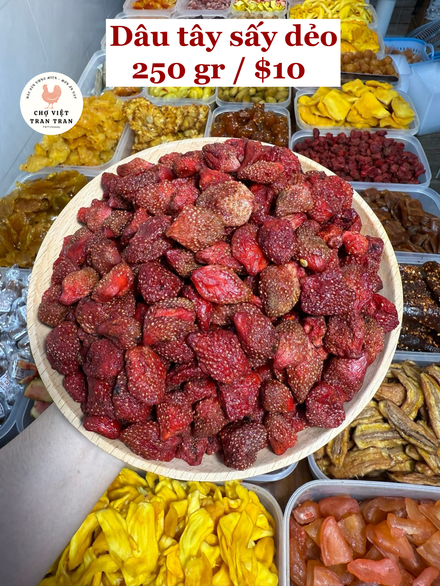 Dâu tây sấy dẻo