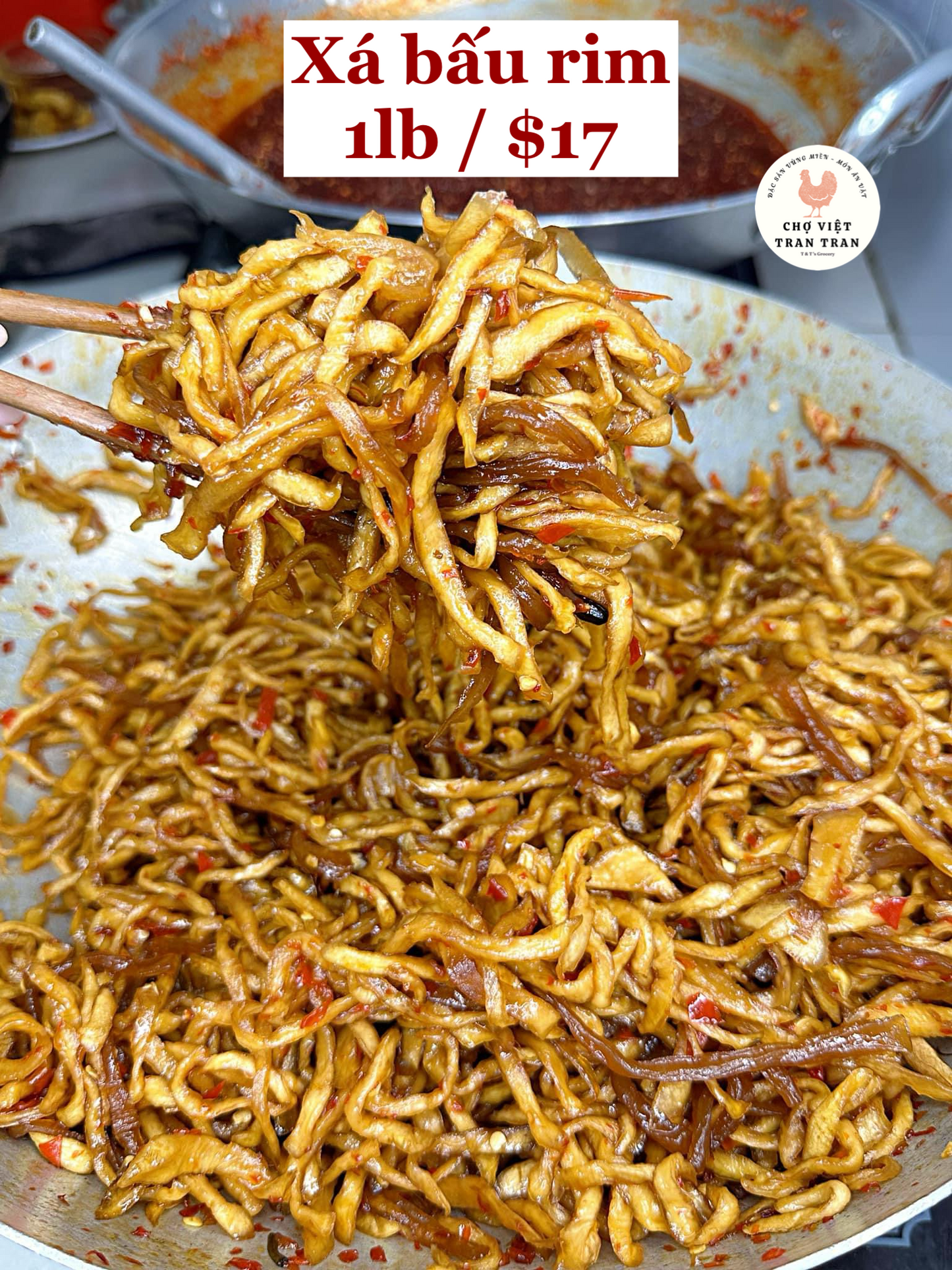 Xá bấu rim ăn chay