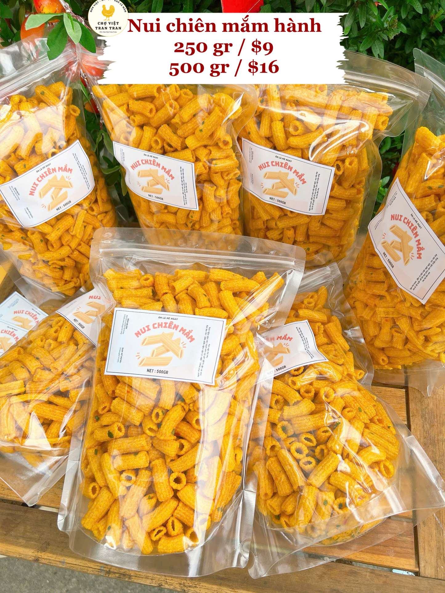 nui chiên mắm hành