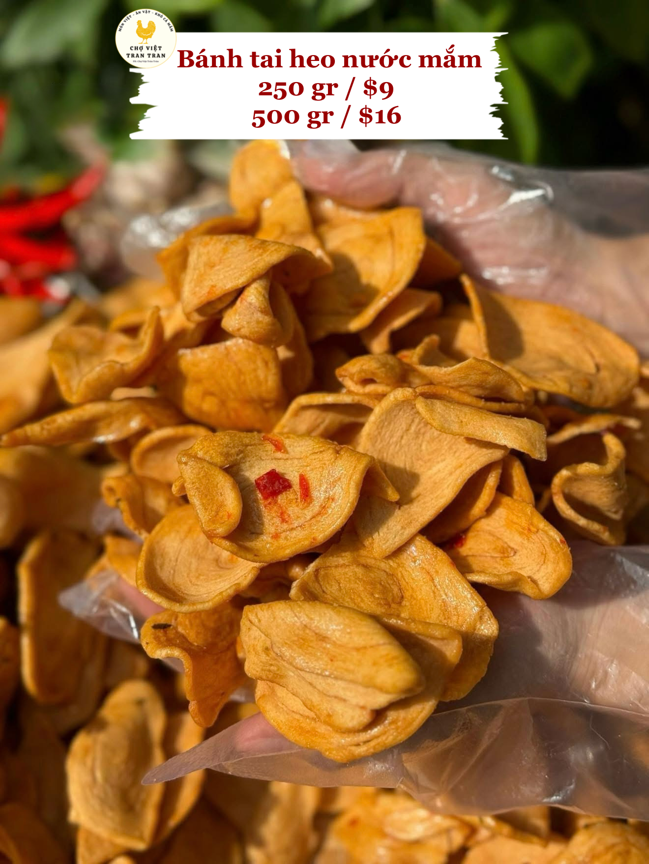 Bánh tai heo nước mắm