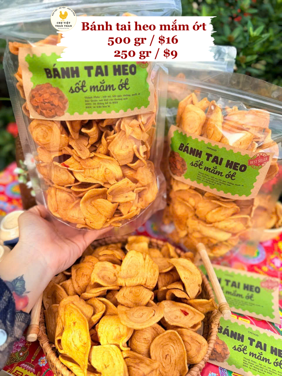 Bánh tai heo mắm ớt