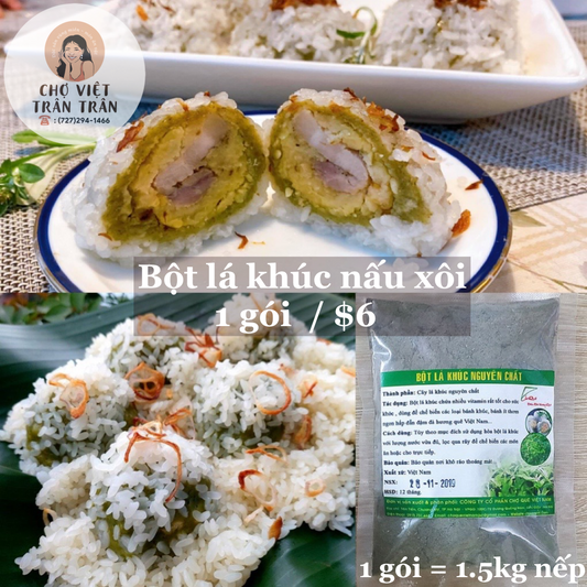 Bột Lá Khúc Nấu Xôi