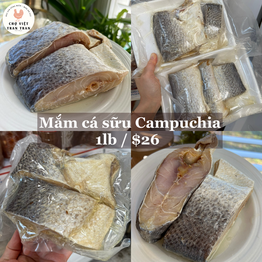 Mắm Cá Sữu - Cá Mặn Làm Cơm Chiên