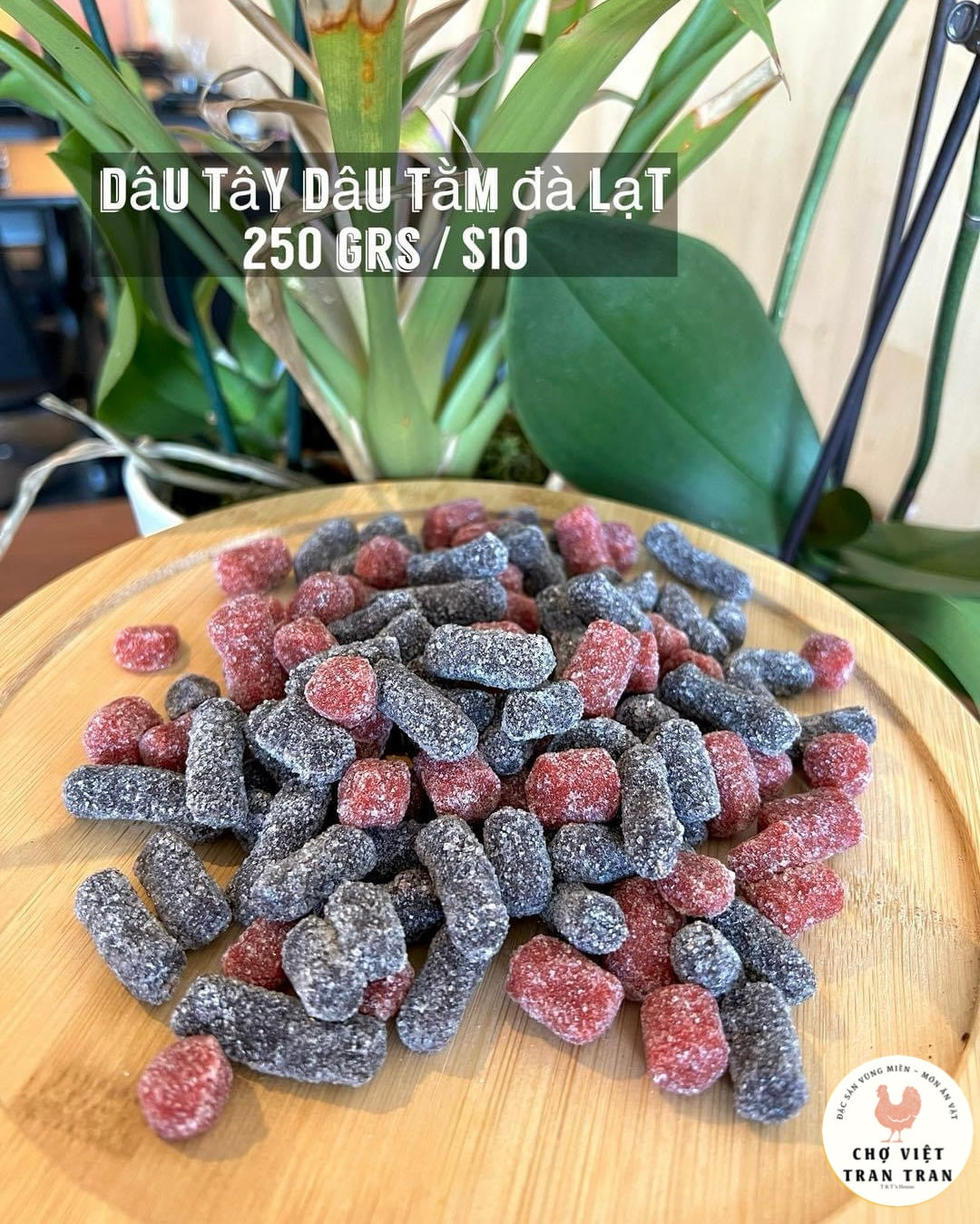 Kẹo dâu tây dâu tằm Đa Lat