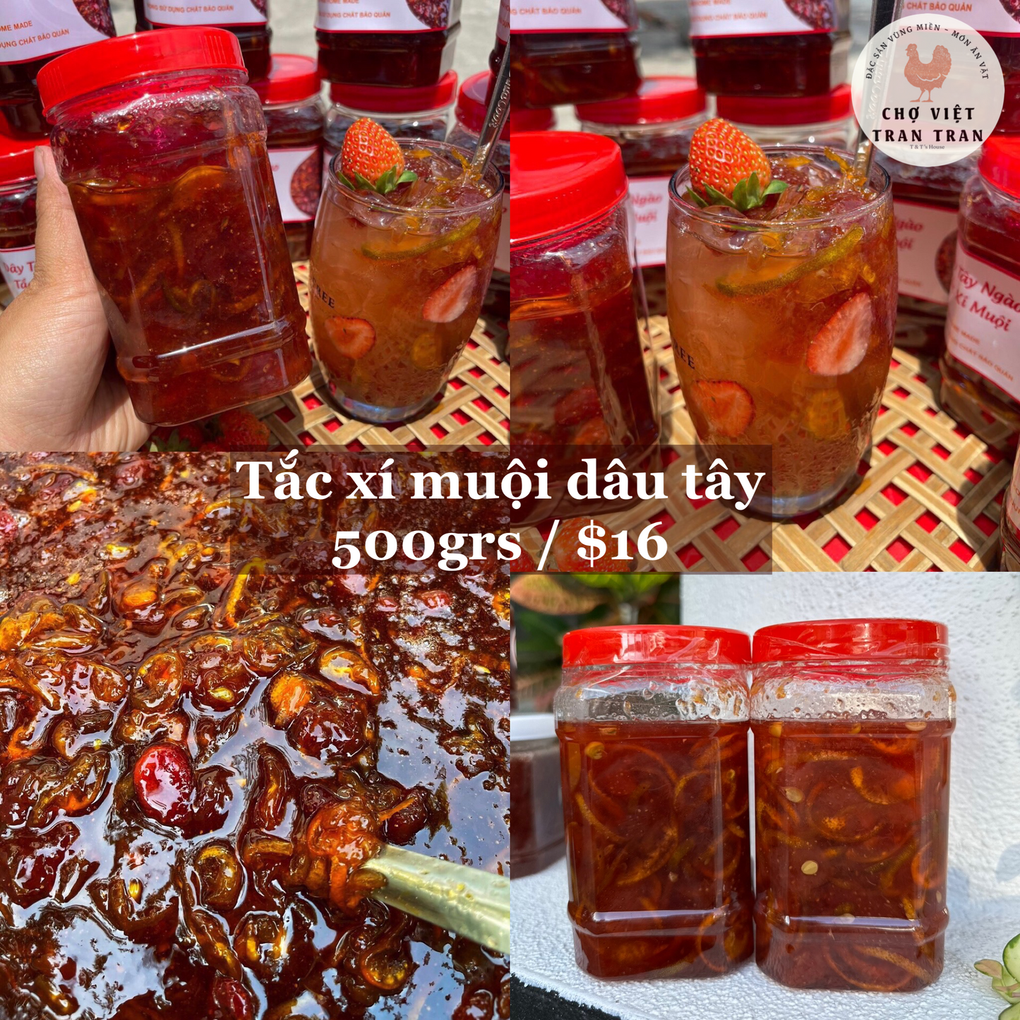 Tắc xí muội dâu tây