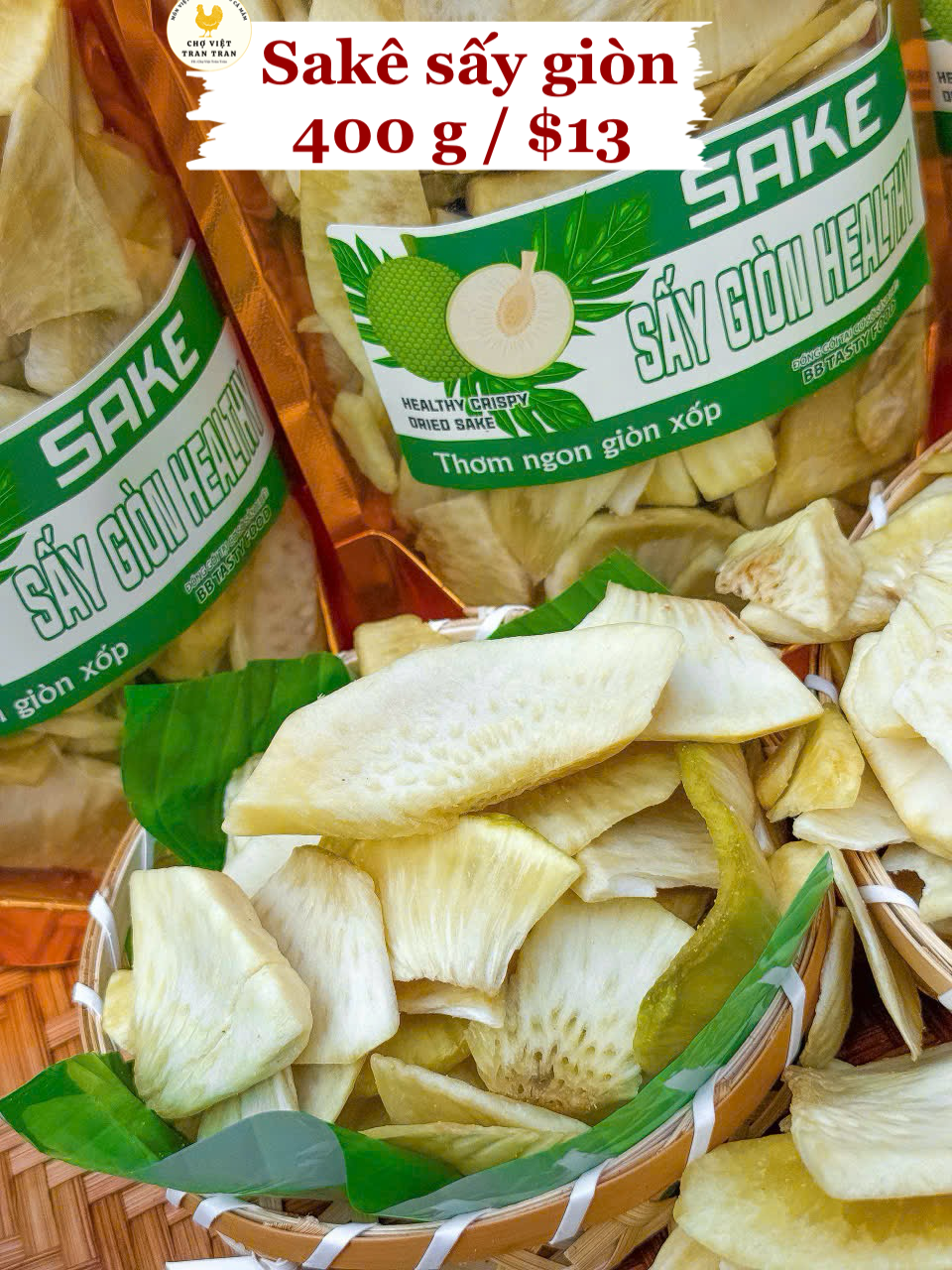 Sakê sấy giòn