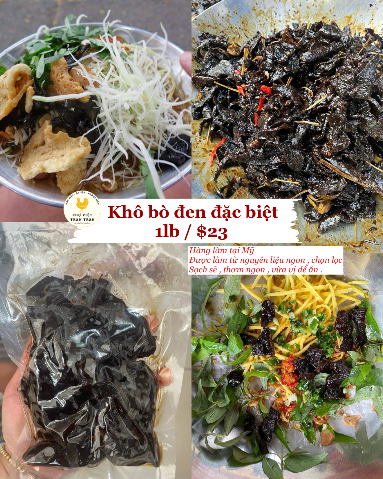 Khô bò đen đặc biệt
