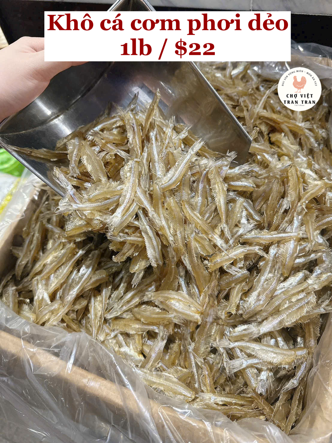 Khô cá cơm phơi dẻo