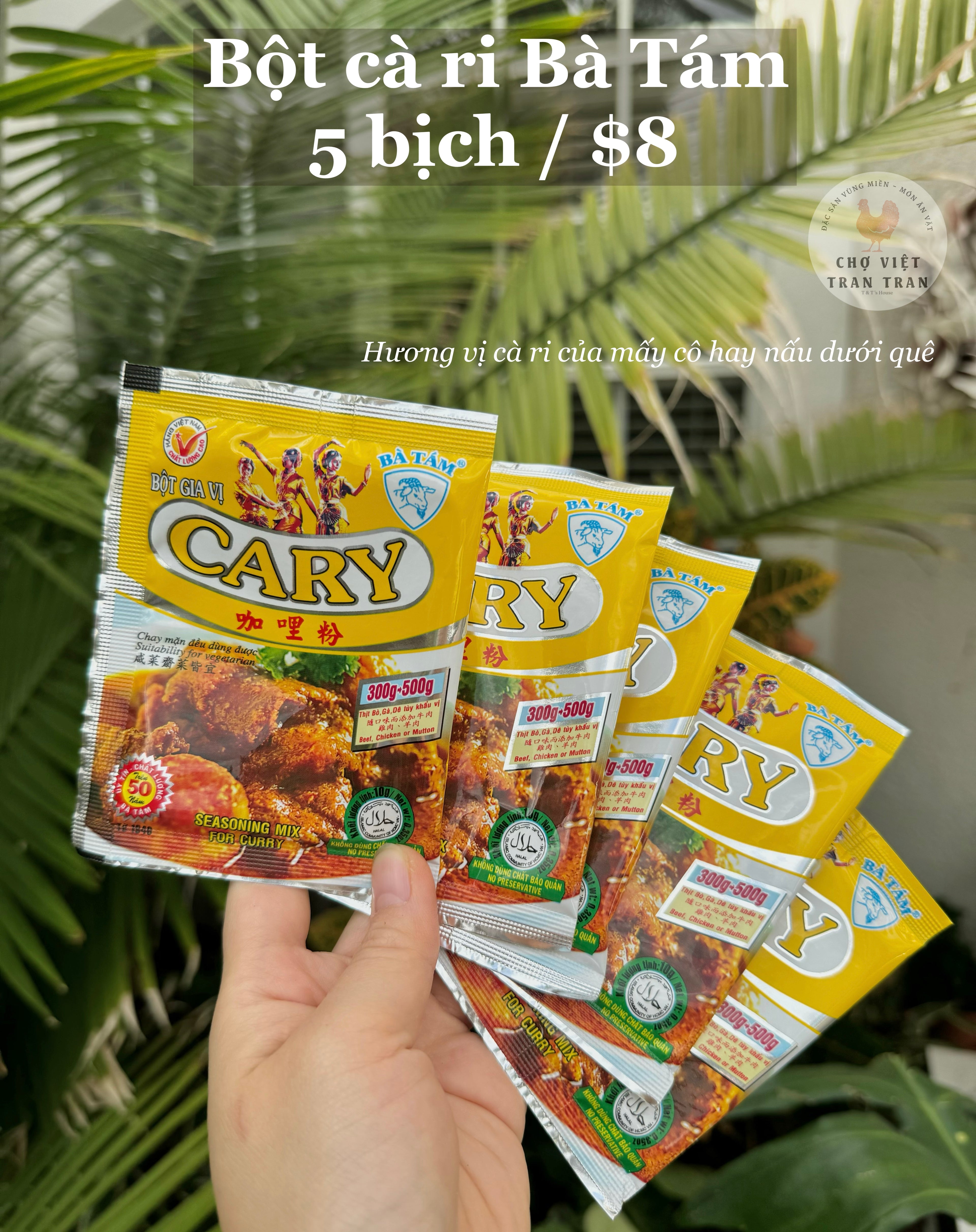 Bột cà ri Bà Tám