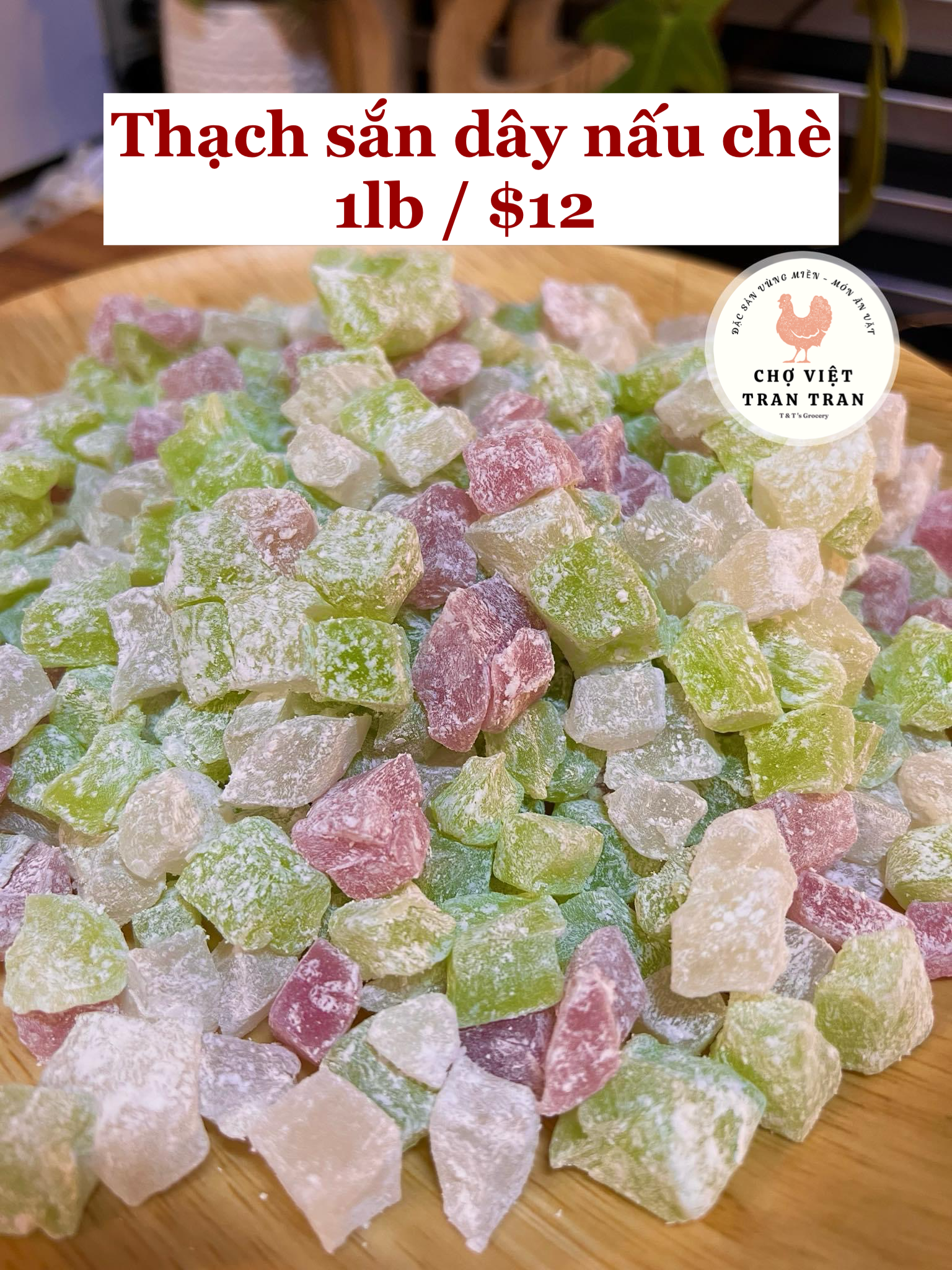 Thạch sắn dây nấu chè