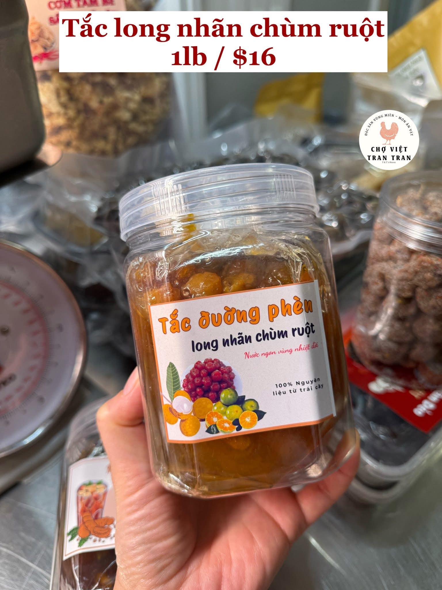 Tắc long nhãn chùm ruột