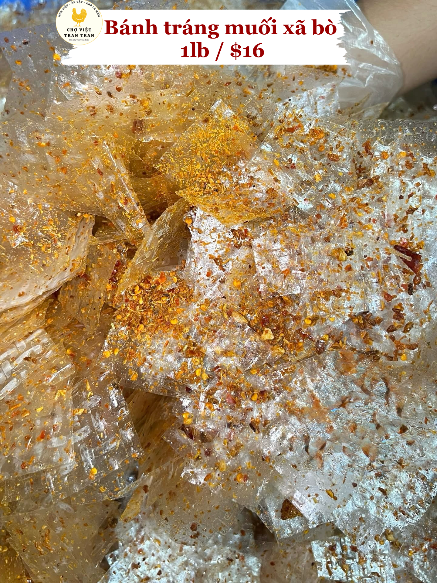 Bánh tráng muối xả bò