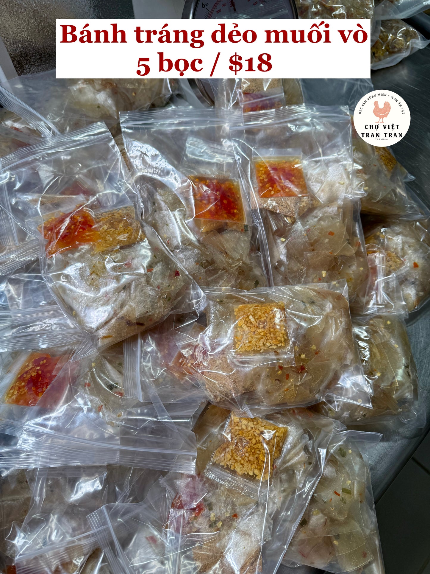 Bánh tráng muối vò