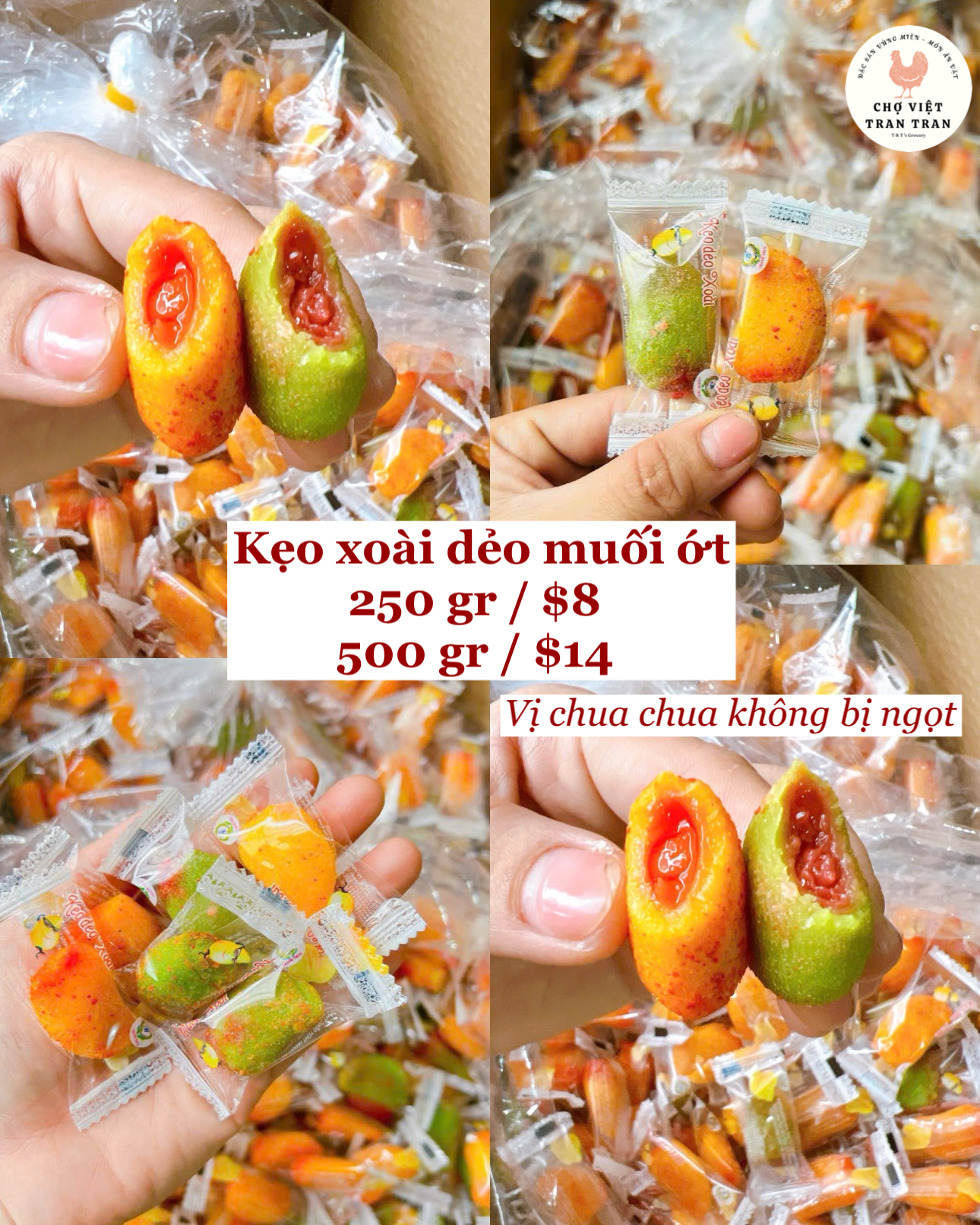 Kẹo xoài muối ớt
