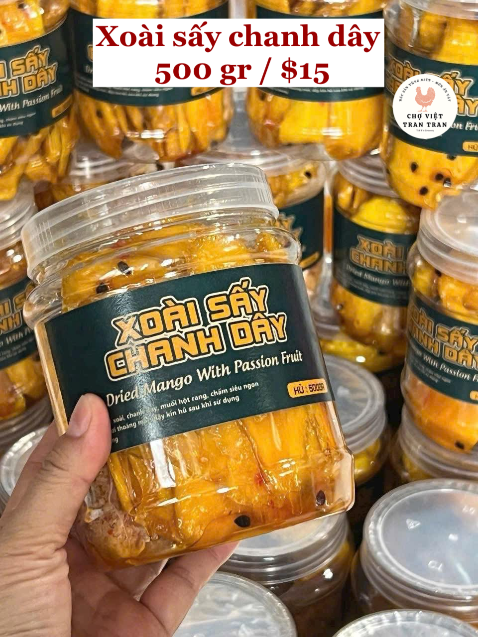Xoài sấy chanh dây