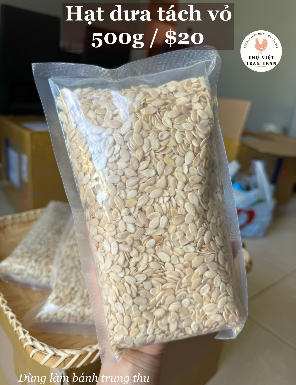 Hạt dưa tách vỏ