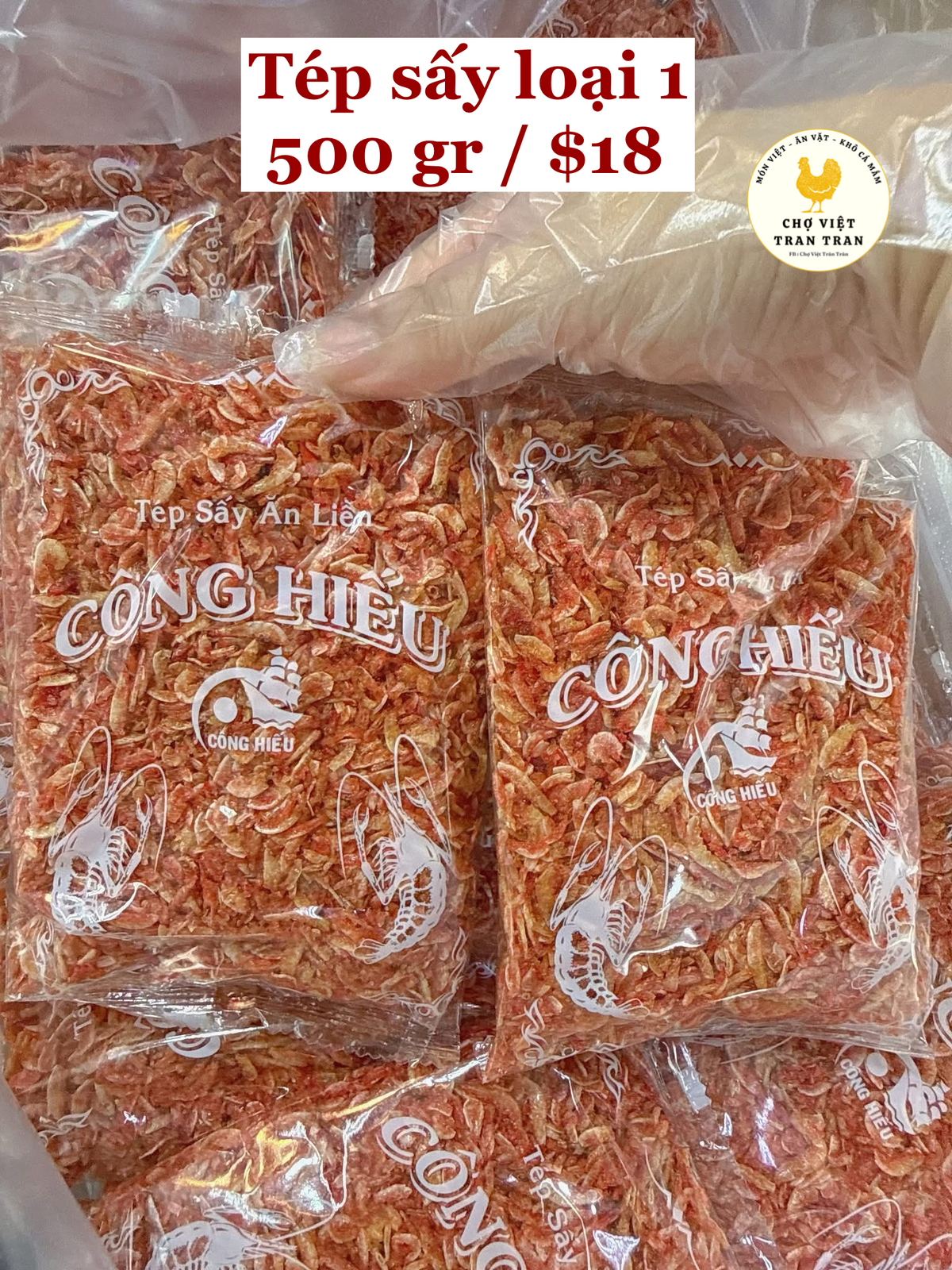 Tép sấy giòn gia vị