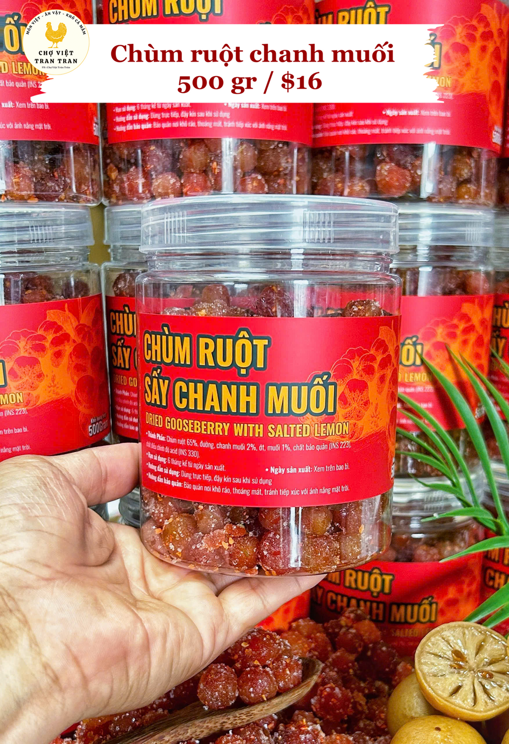 Chùm ruột chanh muối