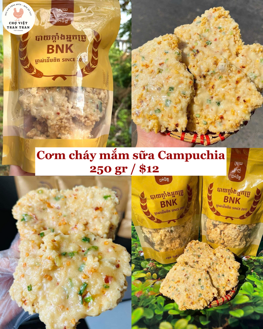 Cơm cháy mắm sữa Campuchia