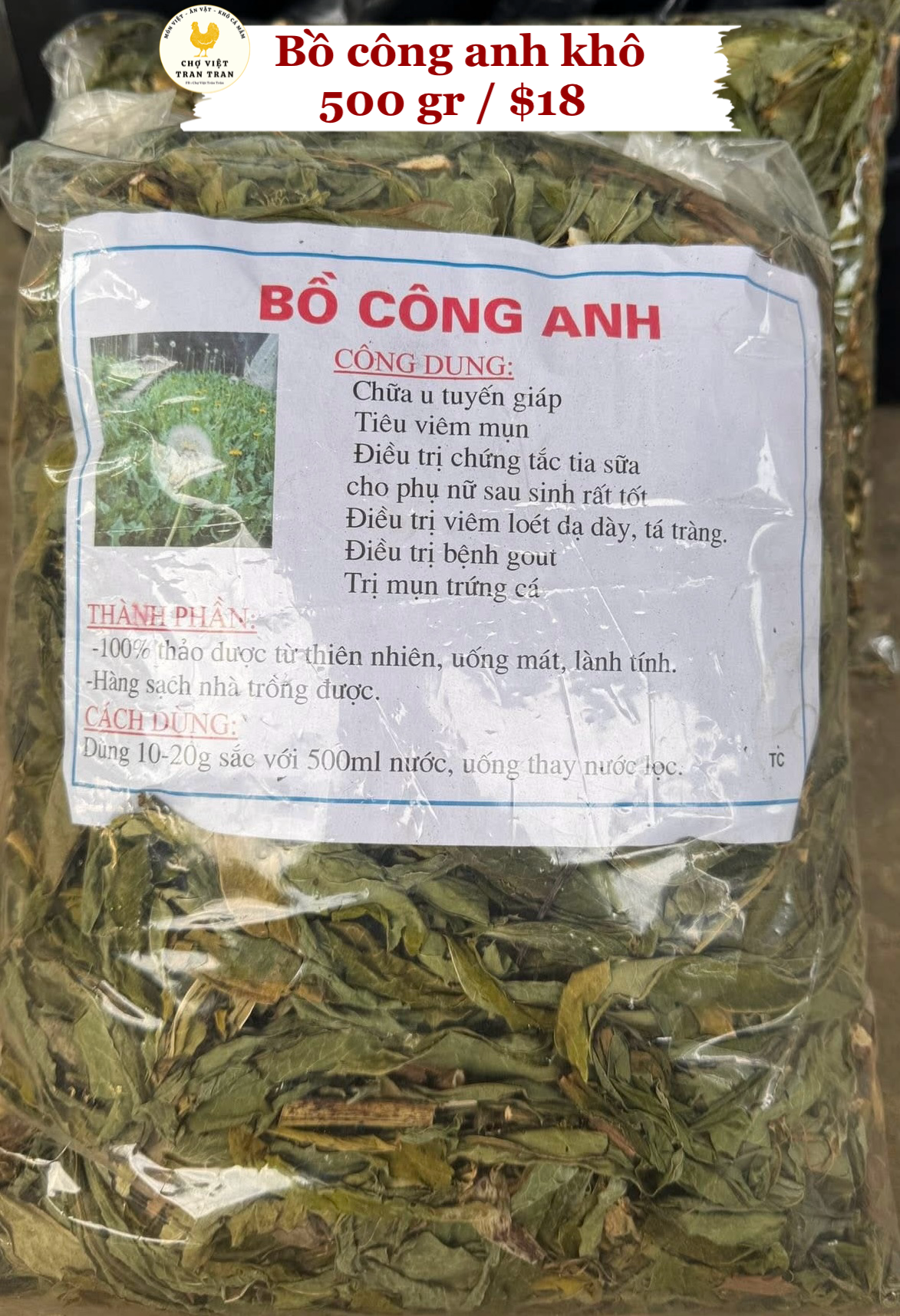 Bồ Công Anh Khô