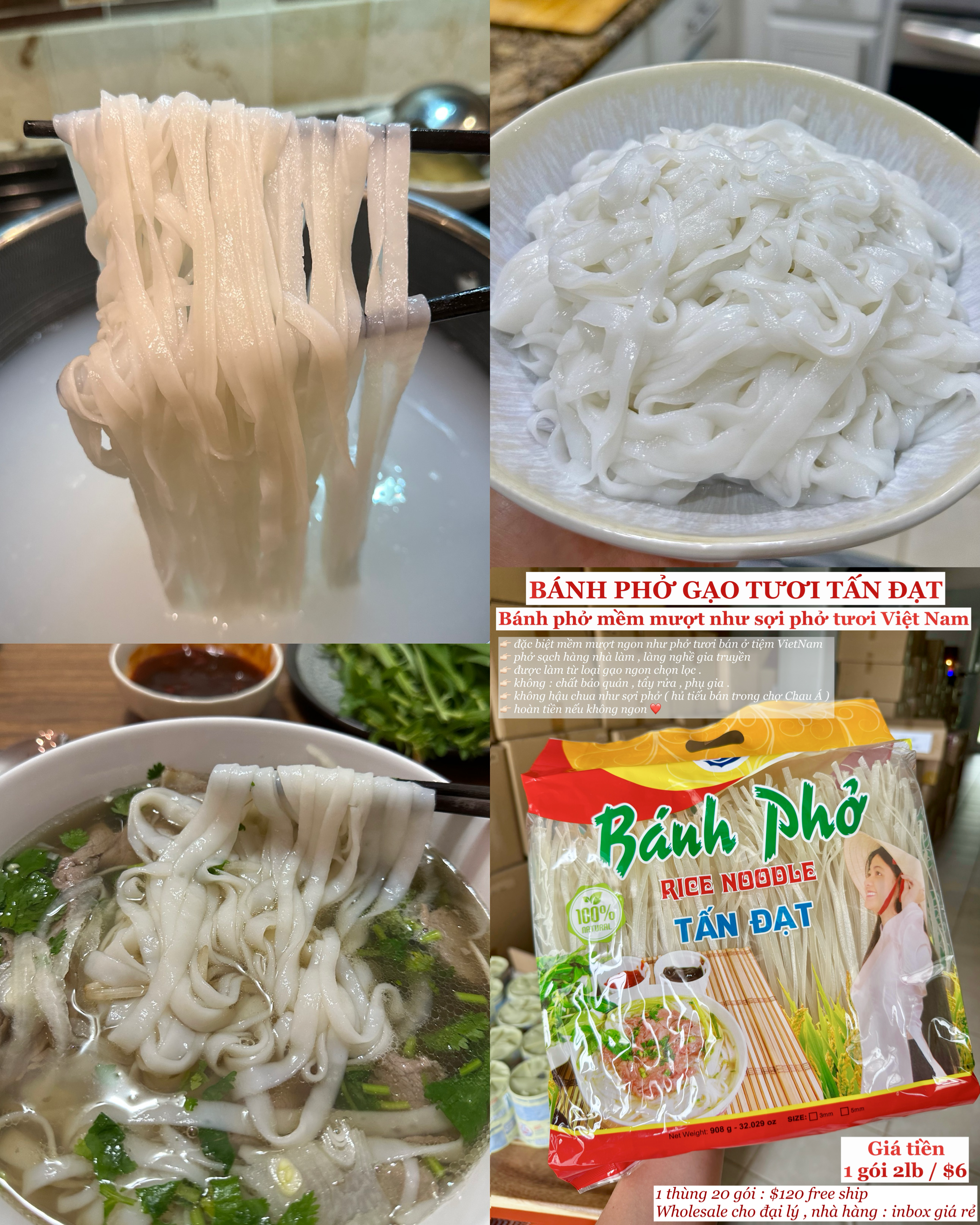 Bánh Phở Gạo Tấn Đạt