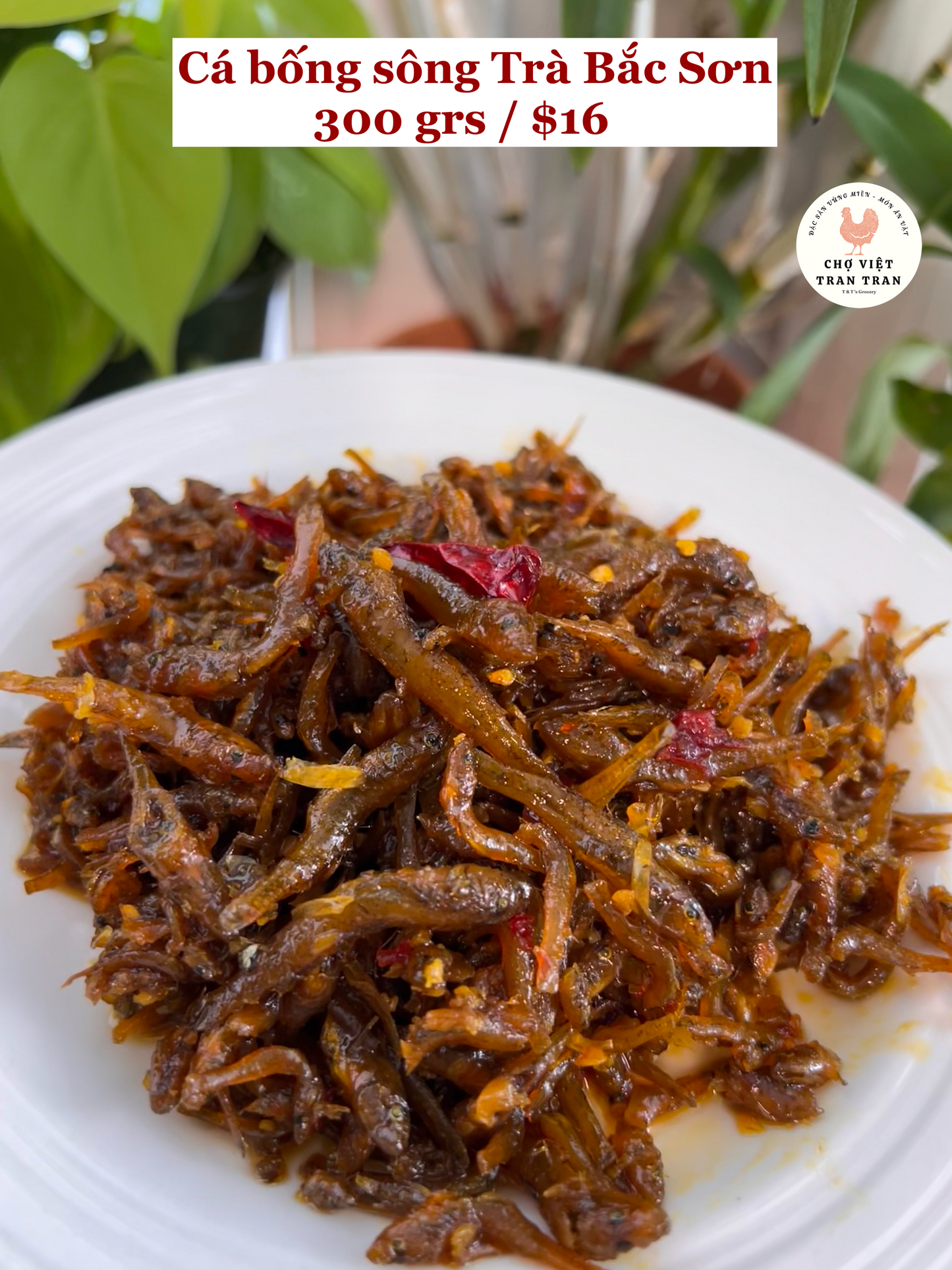 Cá bóng kho Sông Trà Bắc Sơn