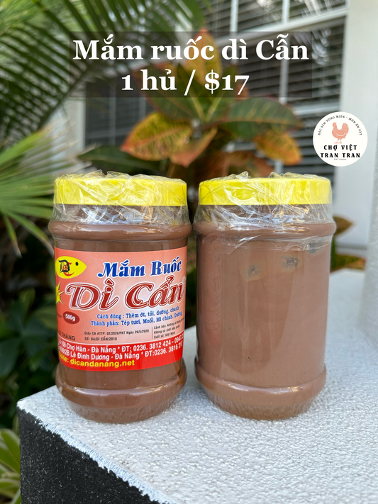 Mắm ruốc dì Cẩn