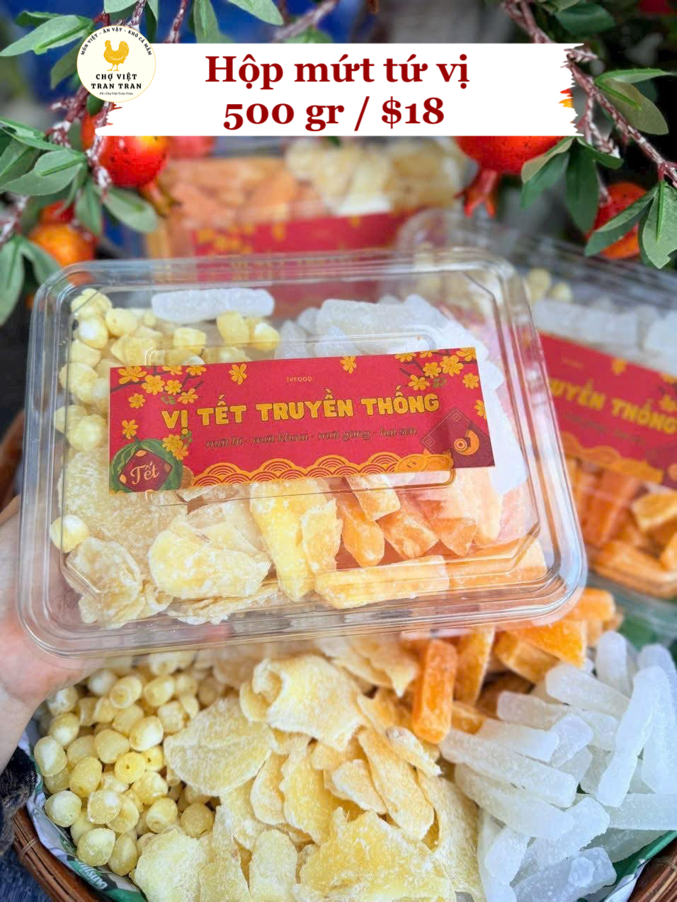 Mứt Tet Tứ Vị