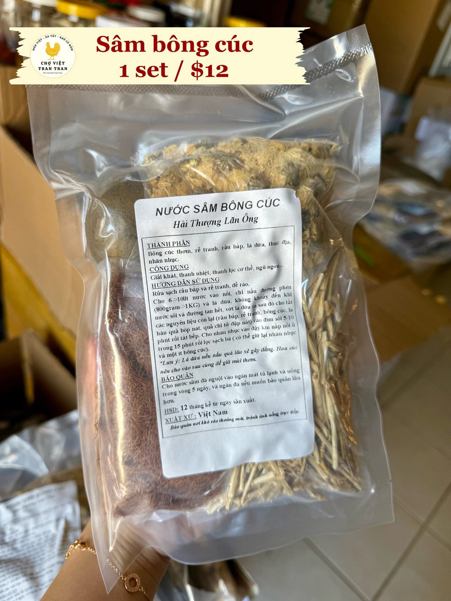 Set sâm bông cúc