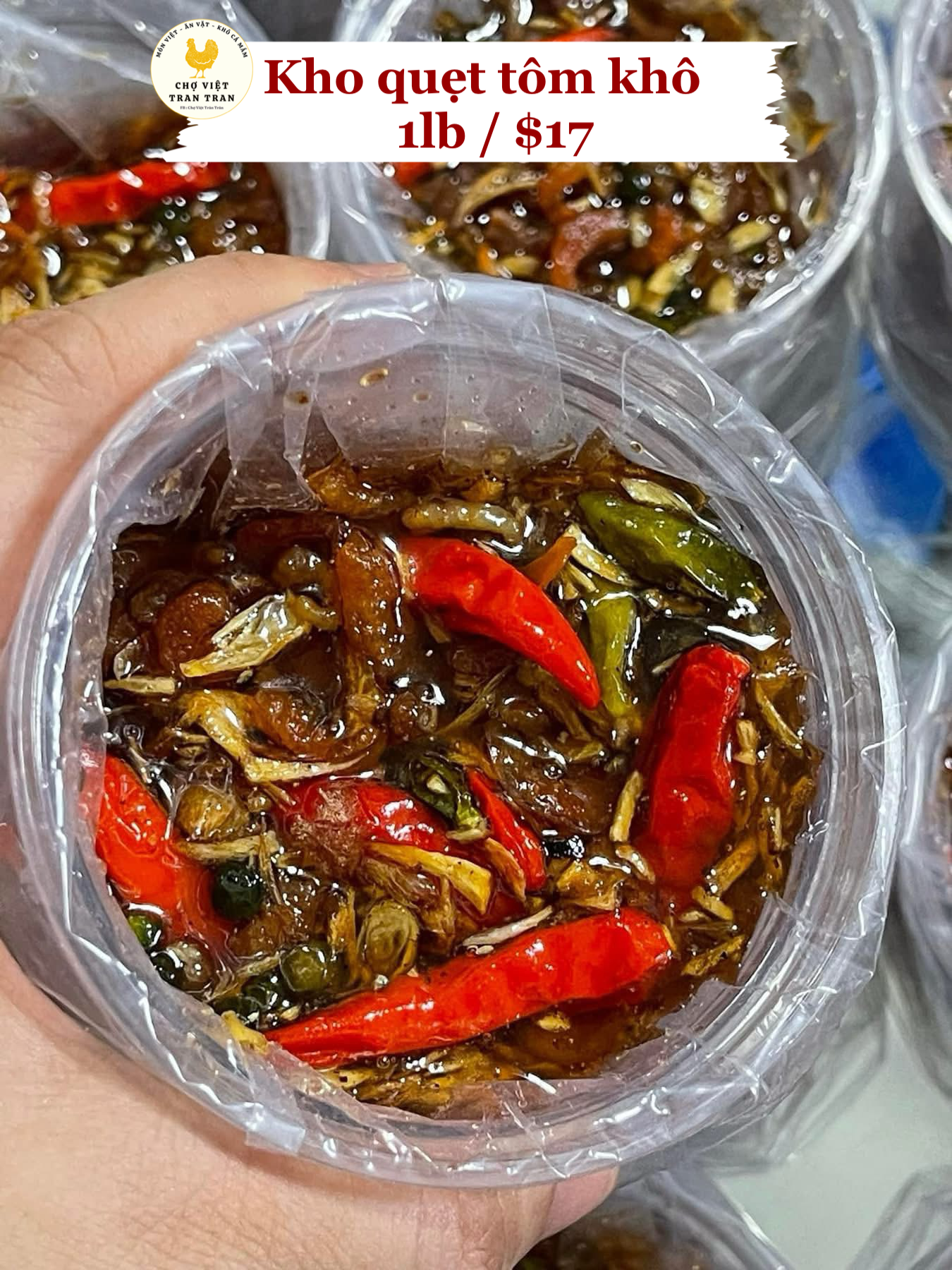 Kho quẹt tôm khô