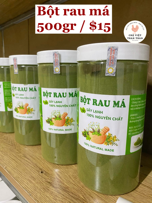 Bột rau má sấy lạnh