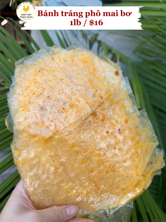 Bánh tráng phô mai bơ