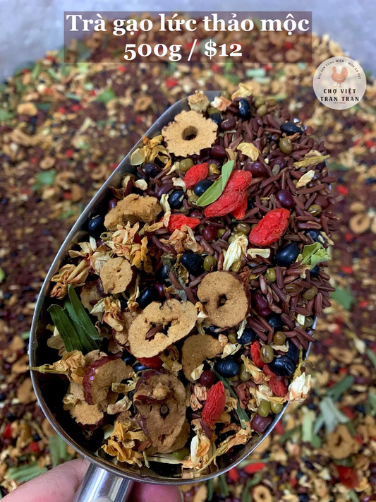 Trà gạo lức thảo mộc