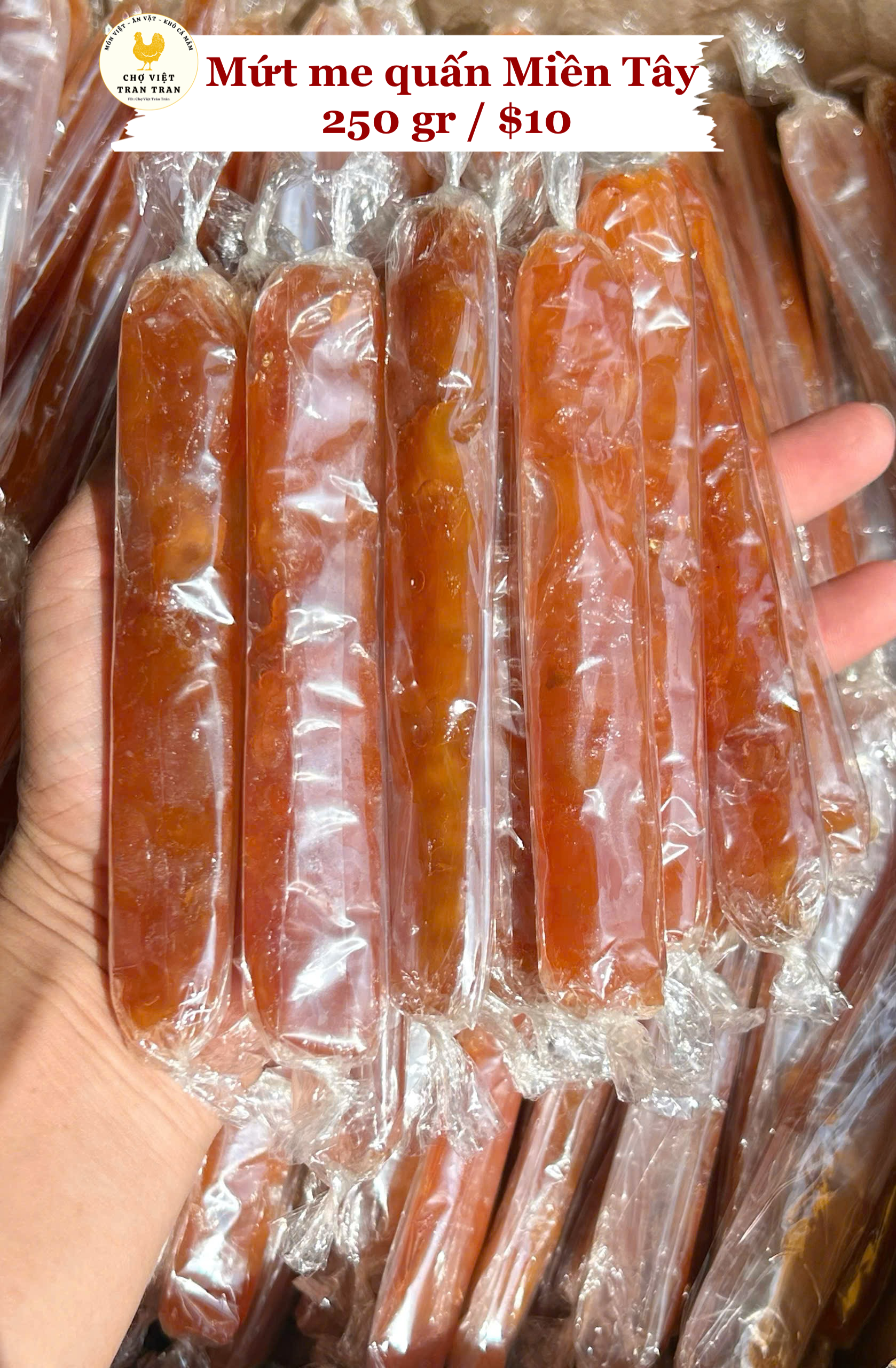Mứt me quấn Mien Tay