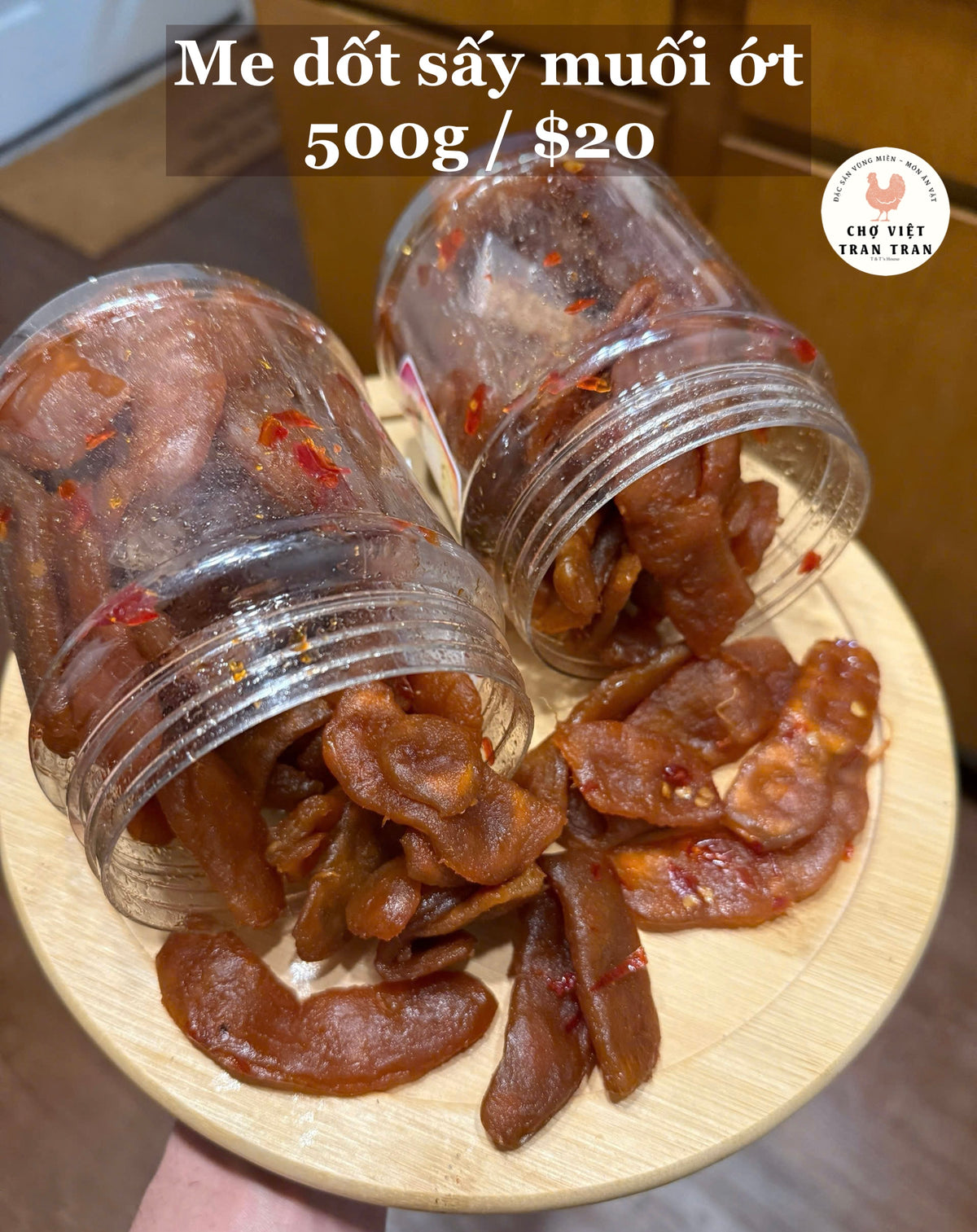 Me dốt sấy muối ớt