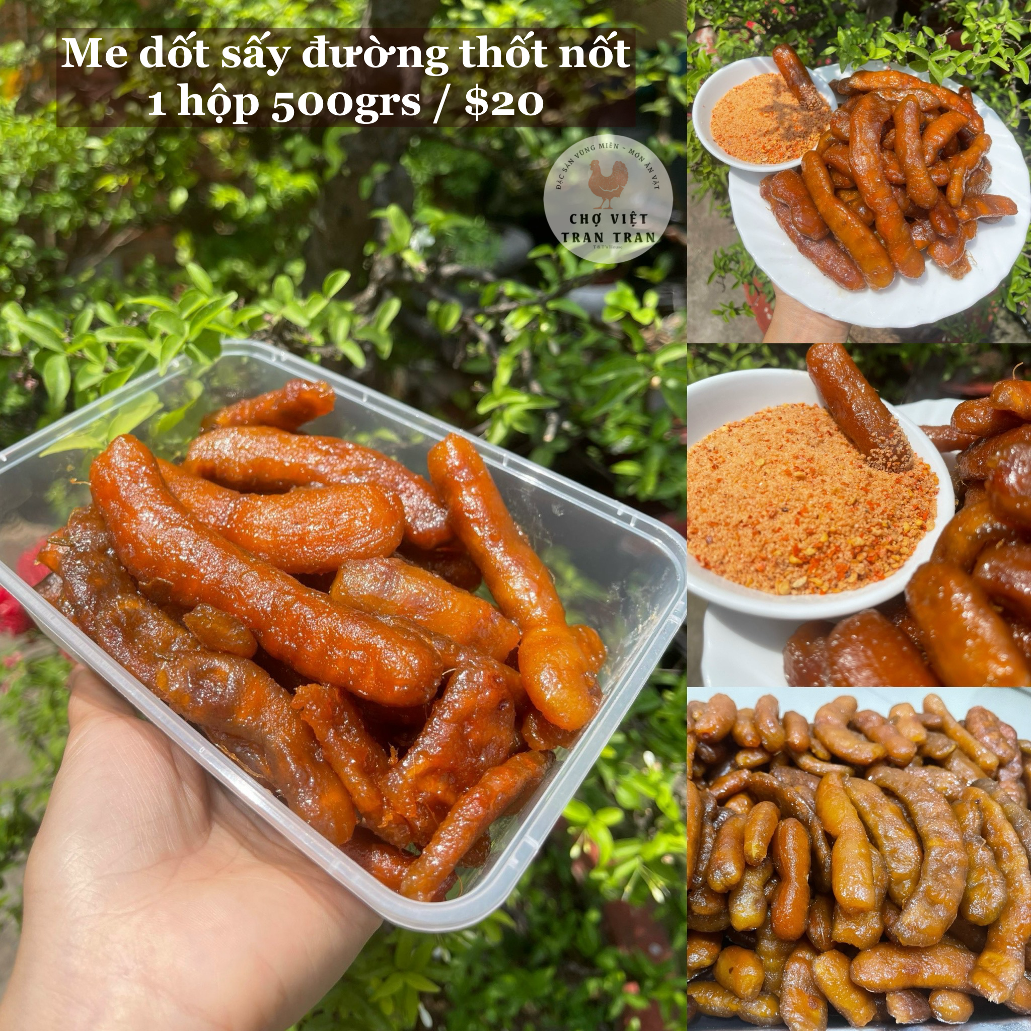 Me dốt sấy đường thốt nốt