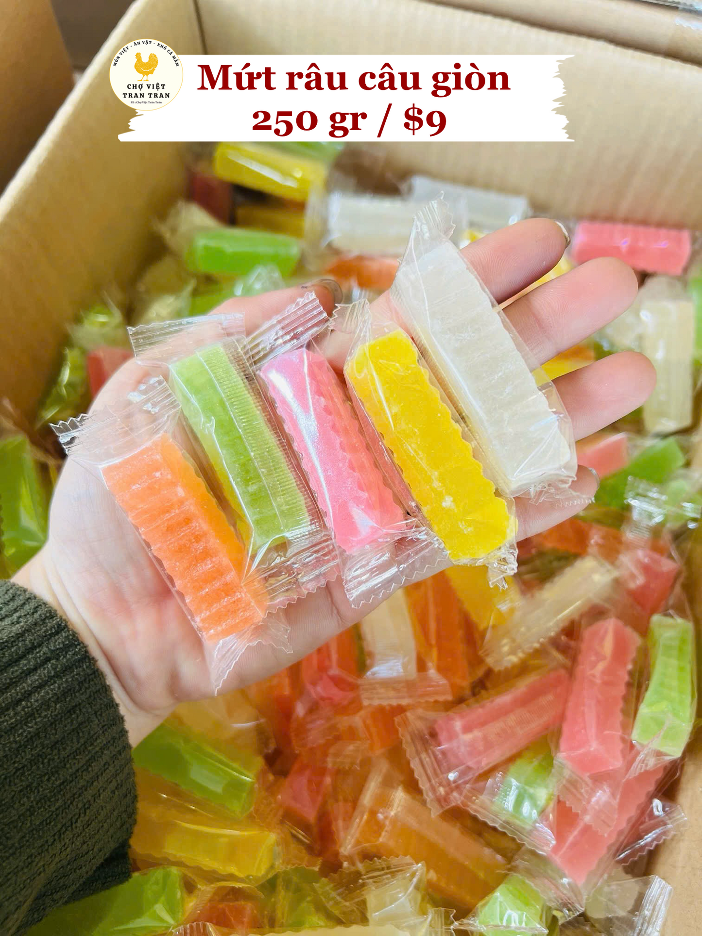 Mứt râu câu giòn