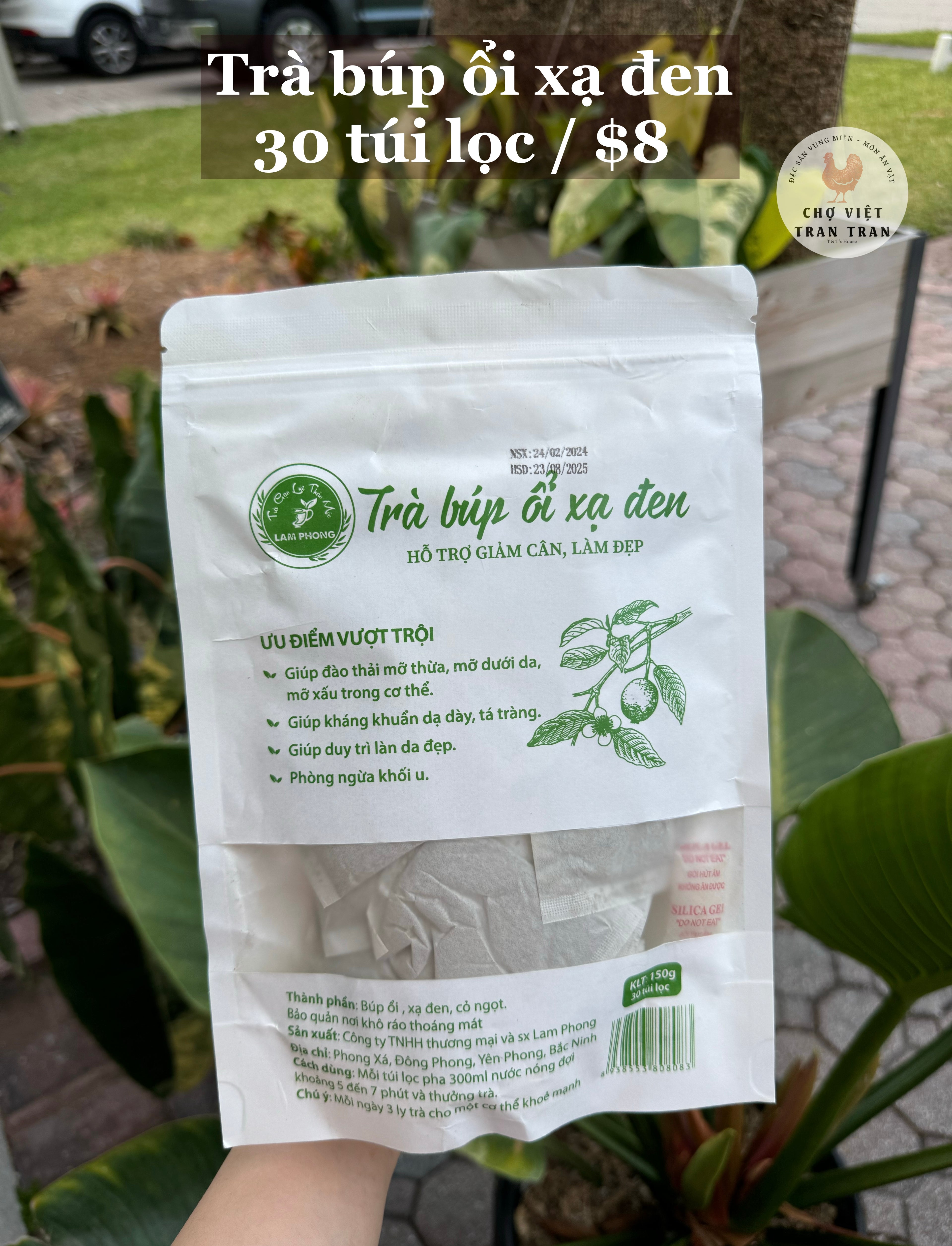 Trà búp ổi xạ đen