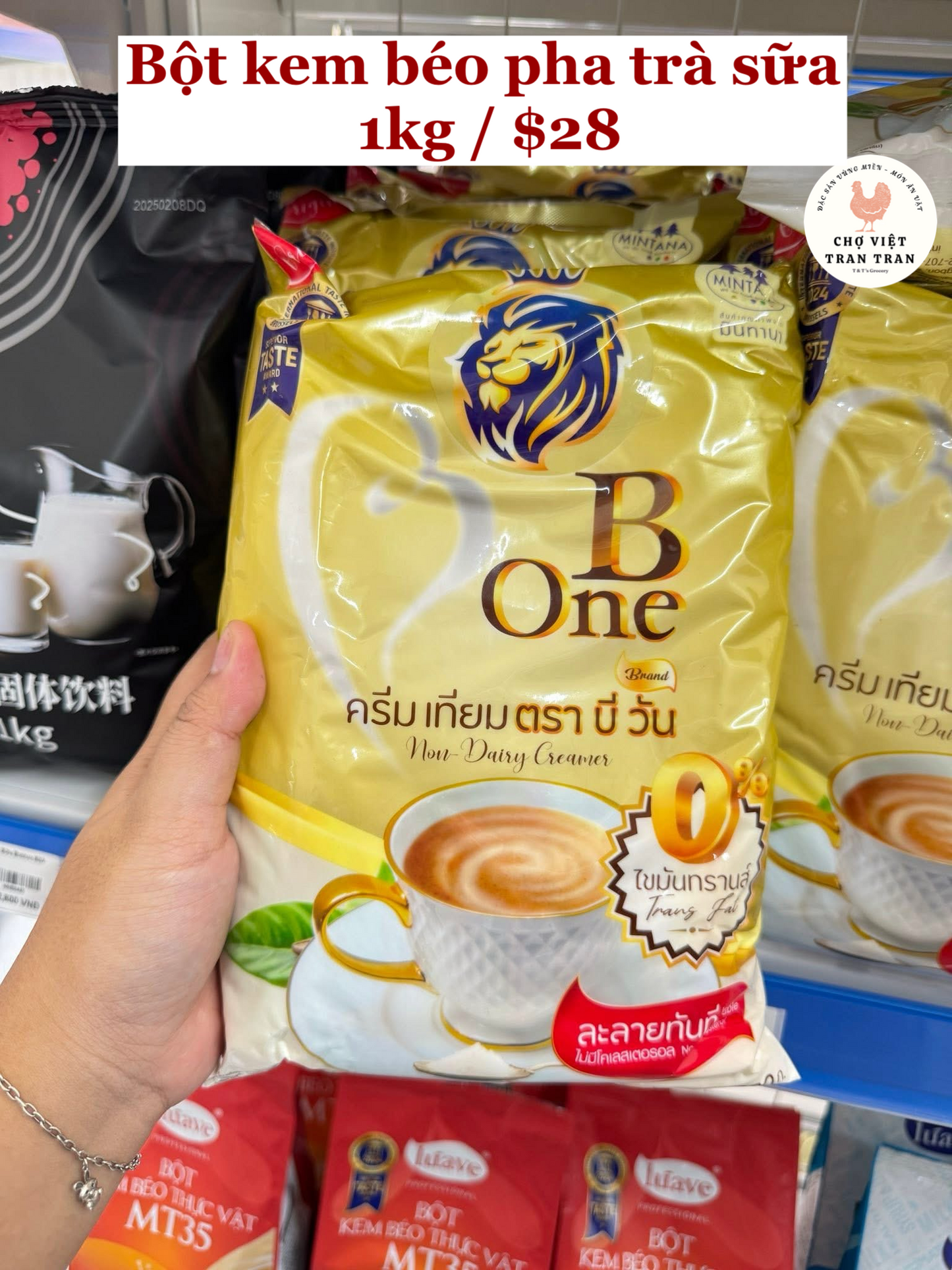 Bột kem béo pha trà sữa