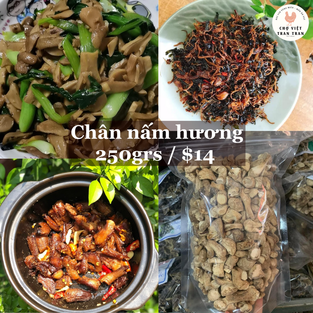 Chân nấm hương