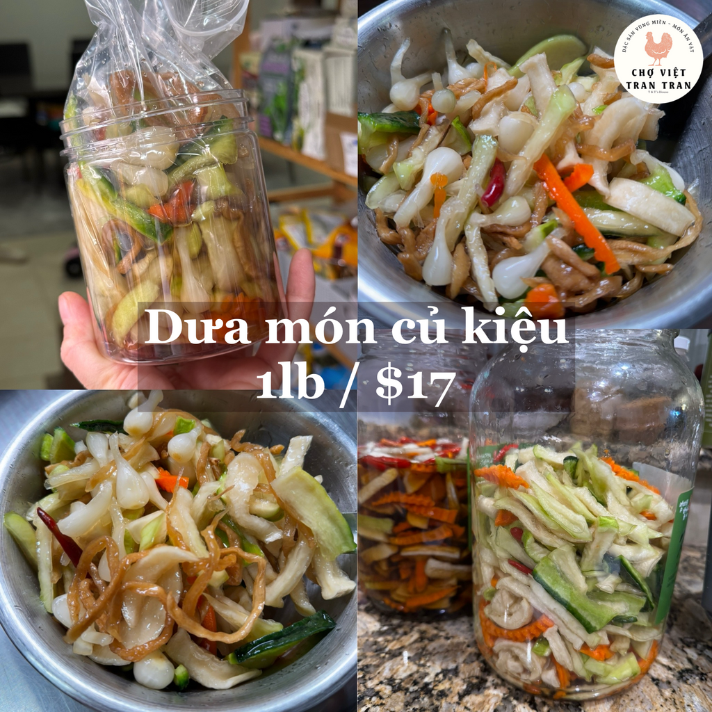 Dưa món củ kiệu