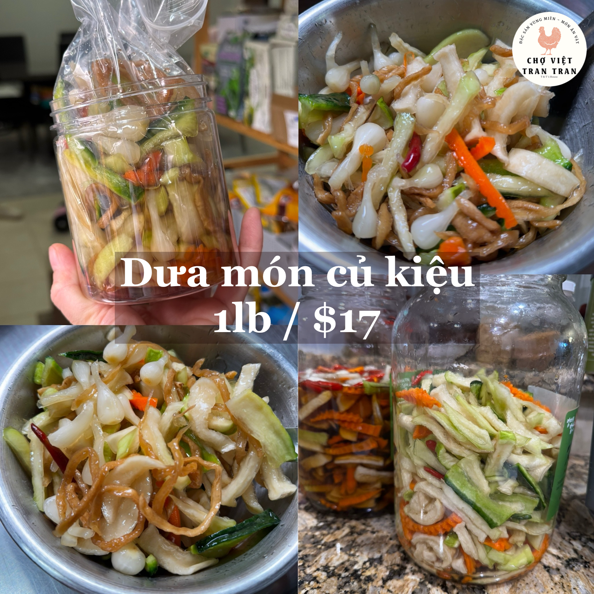 Dưa món củ kiệu
