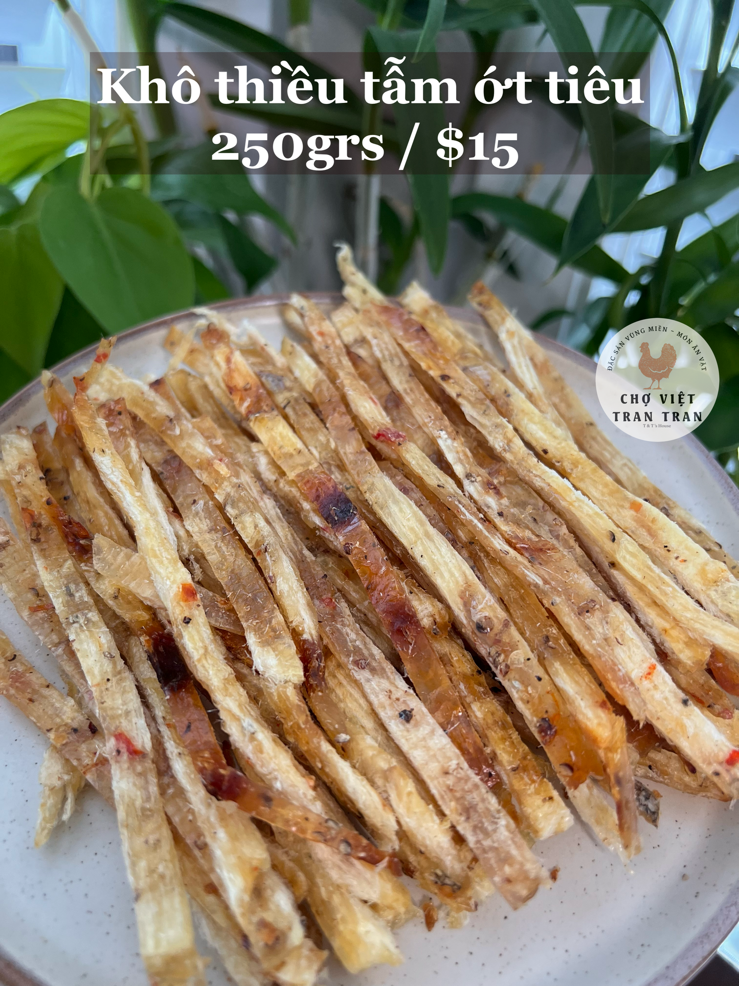 Khô thiều que tẫm vị loại 1