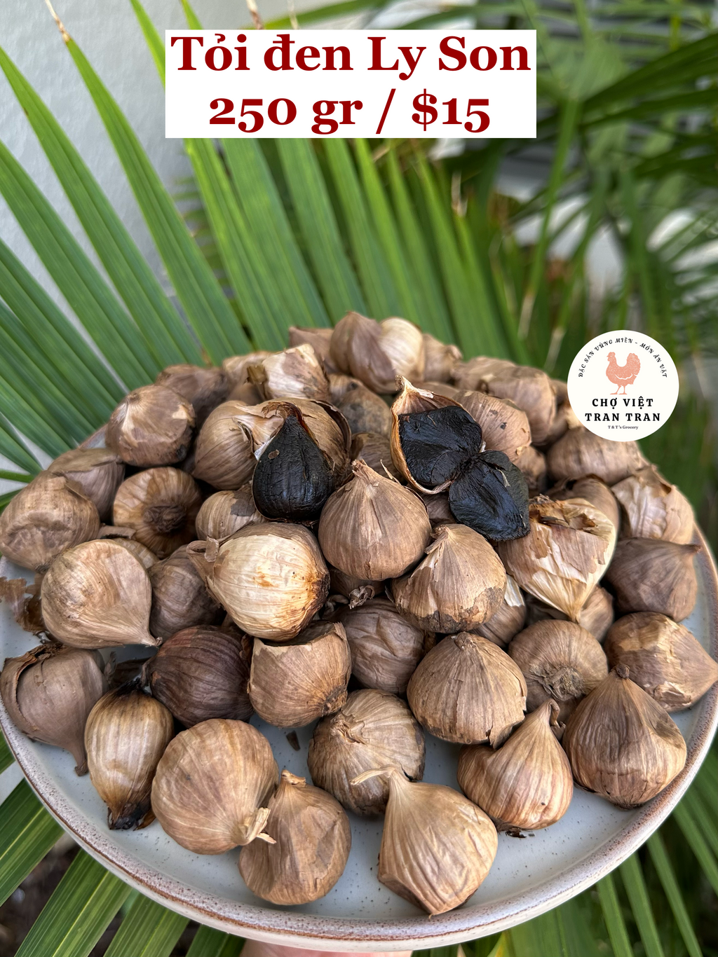 Tỏi đen cô đơn Lý Sơn